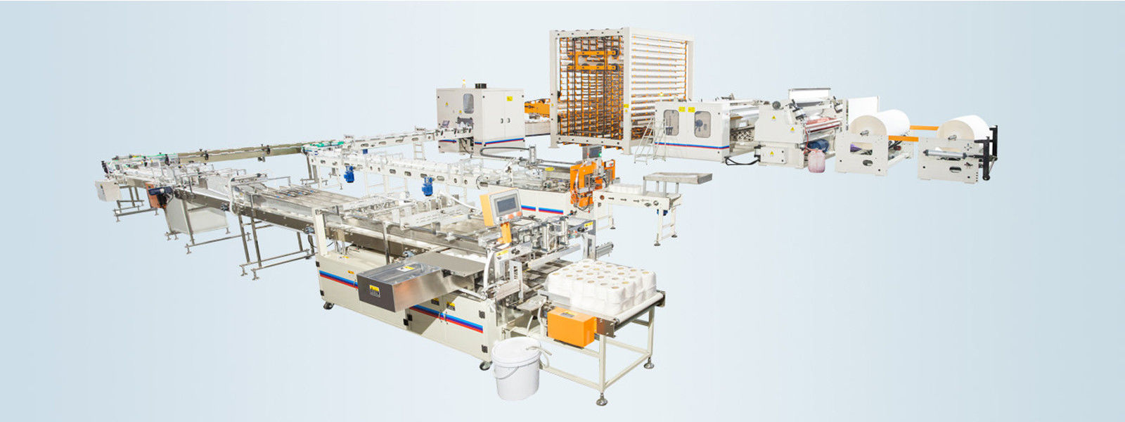 Maszyna do produkcji rolek papieru